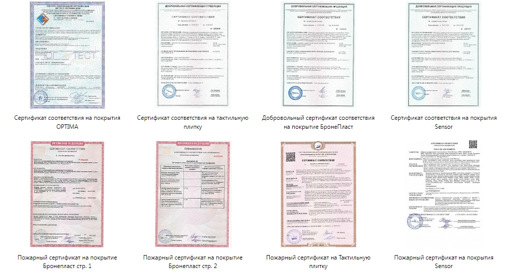 Сертификаты соответствия